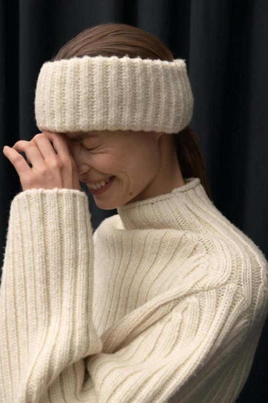  클로즈드 헤어 액세서리 닫힌 넓은 리브 헤드밴드