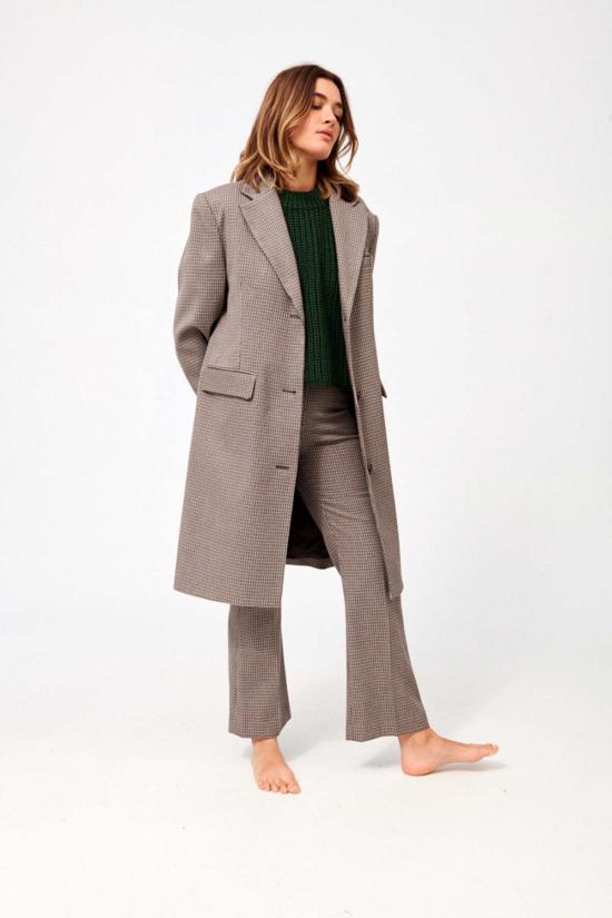  노미아 크롭 팬츠 크롭 플레어 팬츠 블랙 멀티 - NOMIA