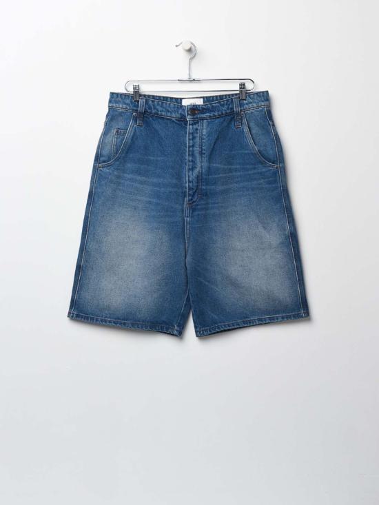  아미 데님 숏팬츠 숏 알렉스 핏 유즈드 블루