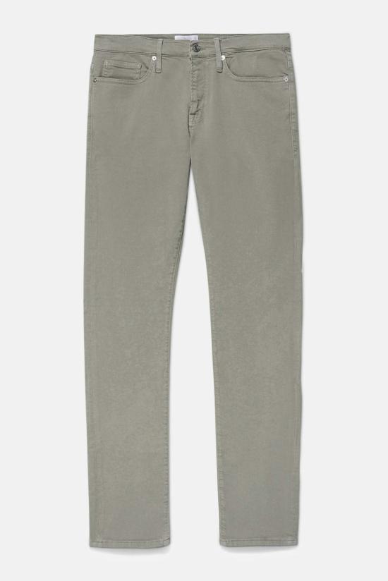  프레임 스트레이트 팬츠 데님 L 옴 슬림 트윌 가라지 디저트 세이지 - FRAME