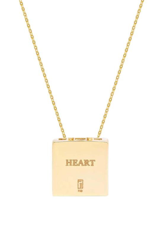  아틀리에 리야 목걸이/팬던트 Atelier Liya 스퀘어 가넷 목걸이 가넷 - ATELIER LIYA