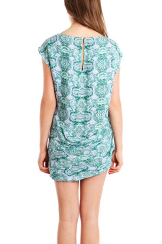  Kelly Wearstler 숏 원피스 켈리 웨어슬러 코쿤 드레스 블루 멀티 - OTHER BRANDS