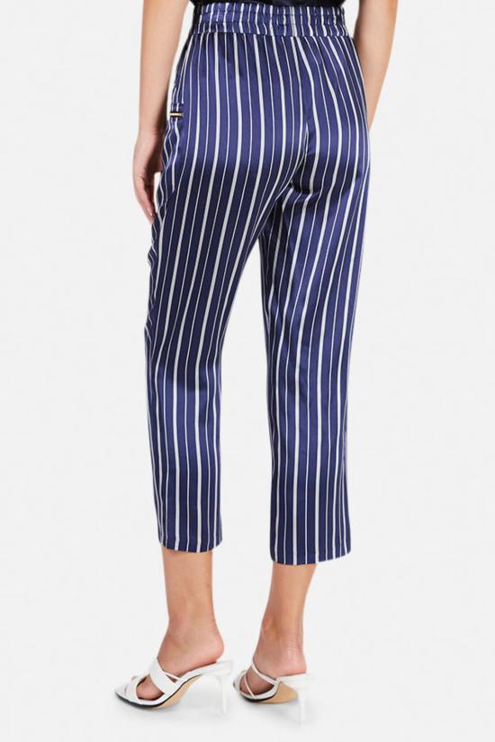  라장스 스트레이트 팬츠 라젠스 리 실크 팬츠 멀티 - L'AGENCE