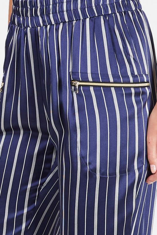  라장스 스트레이트 팬츠 라젠스 리 실크 팬츠 멀티 - L'AGENCE