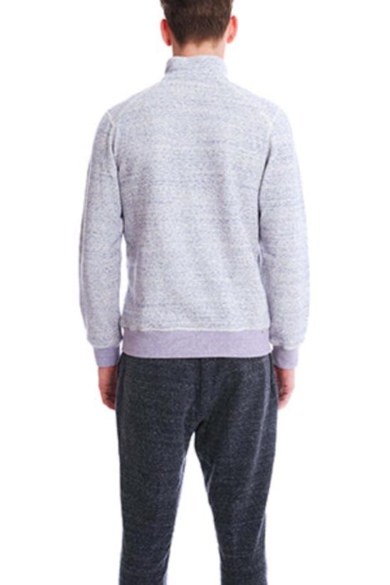  Blue&Cream 긴팔 셔츠 블루&크림 팝 칼라 탑 라벤더 - BLUE&CREAM