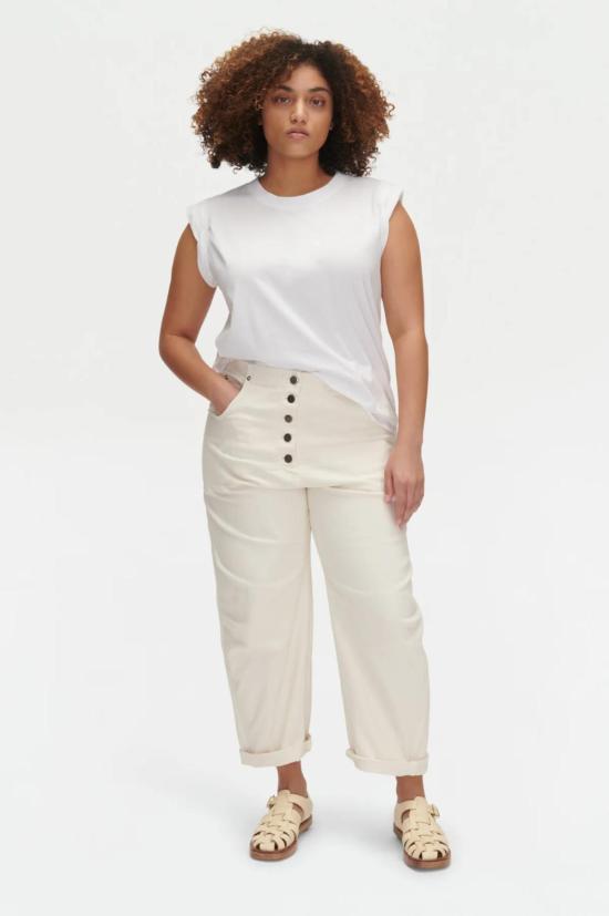  레이첼 코미 데님 팬츠 엘킨 팬츠 화이트 - RACHEL COMEY