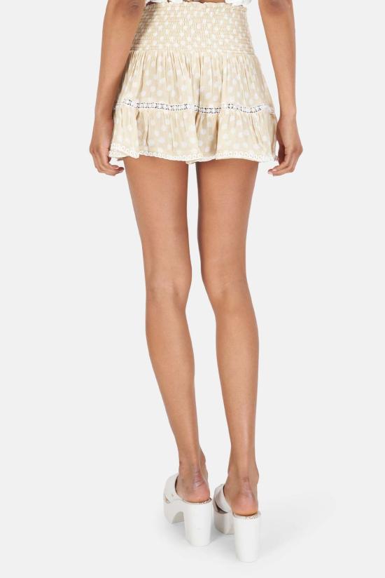  선데이 세인트 트로페즈 숏 스커트 선데이 생트로페 폼포네트 도트 스커트 세이블 - SUNDAY SAINT-TROPEZ