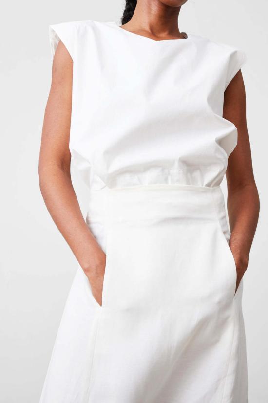  Caron Callahan 스트레이트 팬츠 캐런 캘러핸 모건 팬츠 크림 - OTHER BRANDS