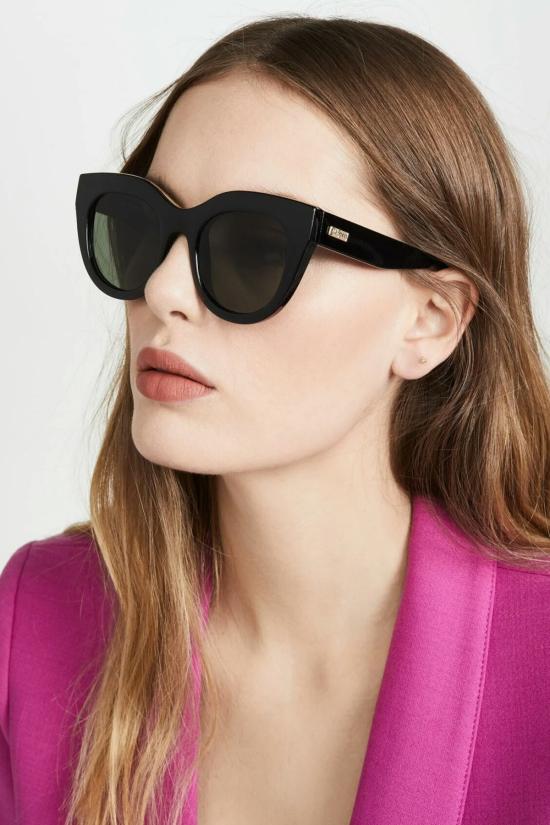  르스펙스 안경 르 스펙스 에어 하트 선글라스 블랙 - LE SPECS