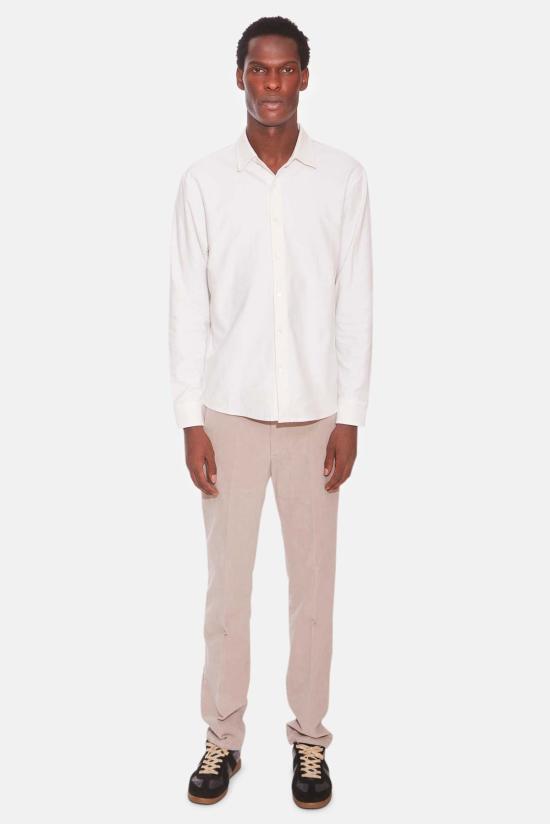  Blue&Cream 긴팔 셔츠 블루&크림 드레 피케 버튼업  아이보리 - BLUE&CREAM