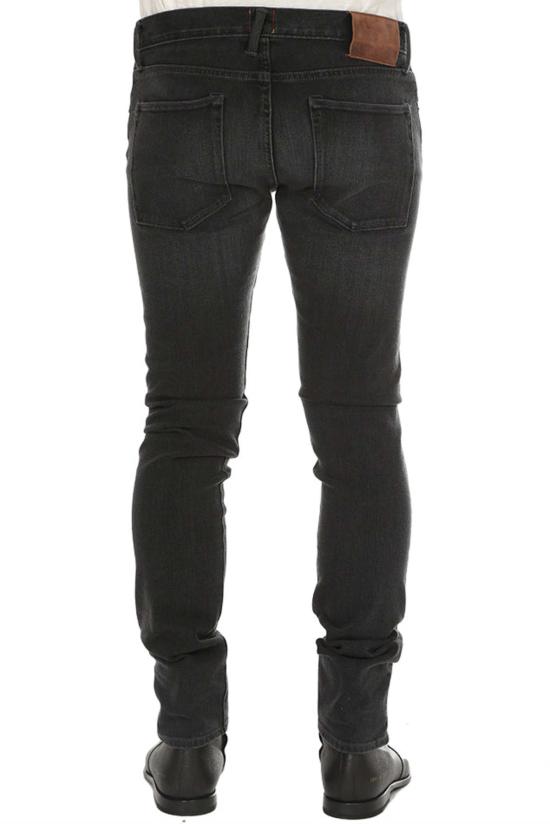  카토 데님 팬츠 더 니들 스키니 진 로우 블랙 - KATO