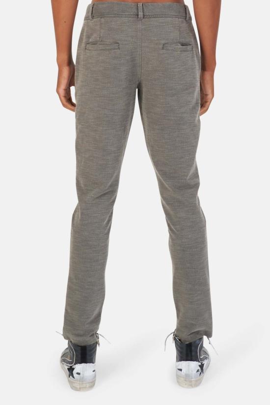  블루&크림 스트레이트 팬츠 트래블 팬츠 그레이 - BLUE&CREAM