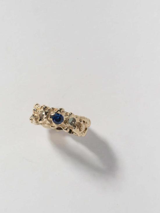  패리스 반지 파리스 로카 젬 밴드 링 - FARIS