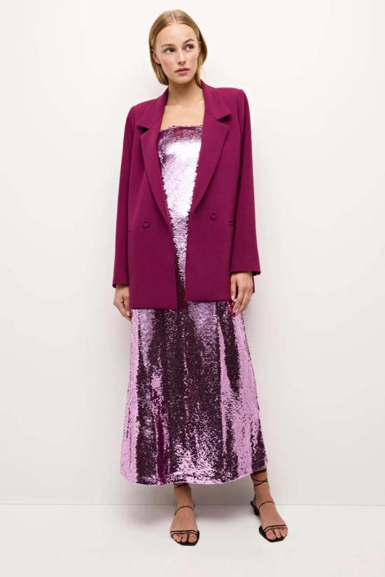  마리 올리버 롱 원피스 날로니 드레스 바이올렛 - MARIE OLIVER