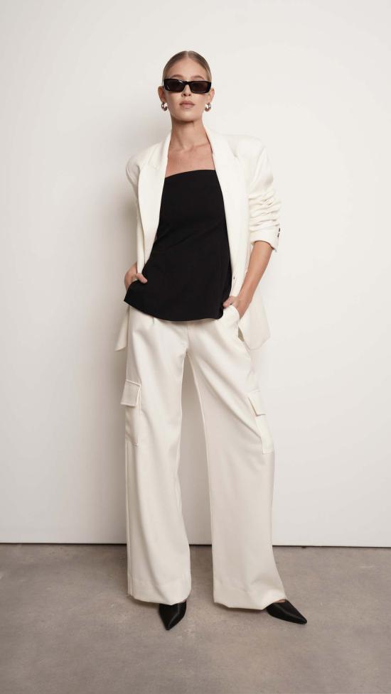  파렌테지 수트 자켓 아리아 블레이저 아이보리 - PARENTEZI