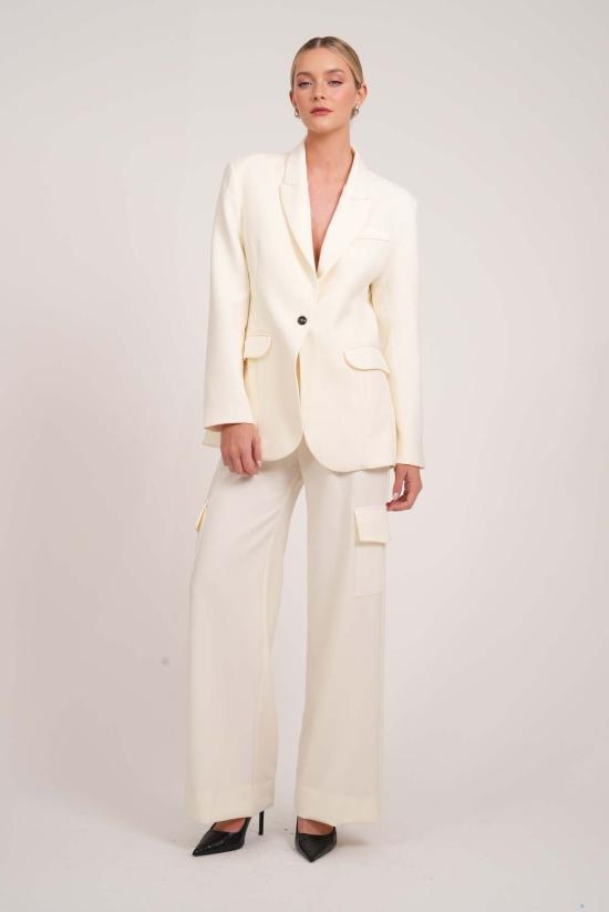  파렌테지 수트 자켓 아리아 블레이저 아이보리 - PARENTEZI