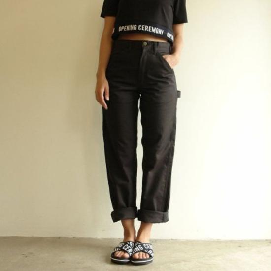  스탠 레이 스트레이트 팬츠 스탠레이 오리지널 트윌 페인터 팬츠 블랙 - STAN RAY