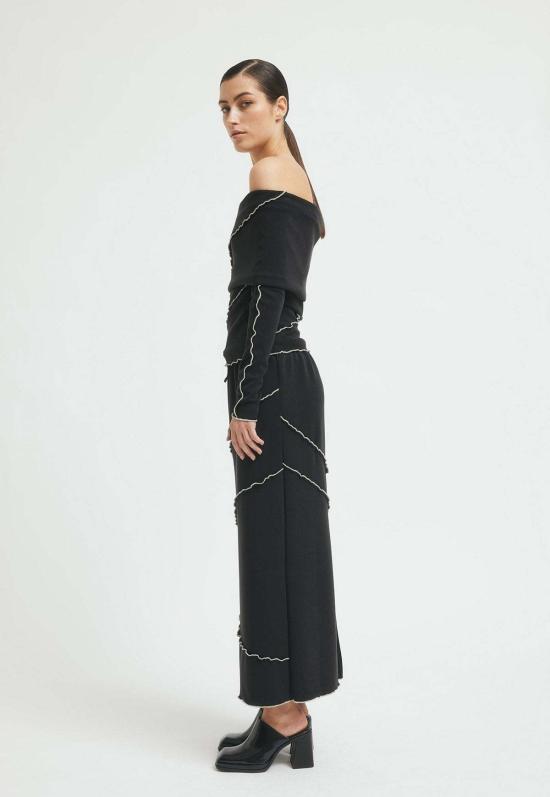  Resume 롱 스커트 이력서 클레멘타인 스커트 블랙 - OTHER BRANDS
