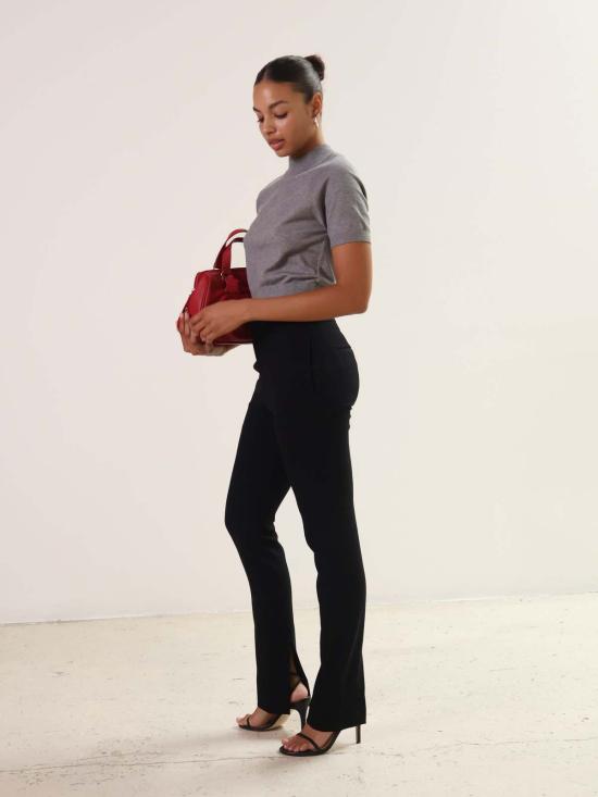  Rue Sophie 스트레이트 팬츠 루 소피 바이아 팬츠 블랙 - OTHER BRANDS