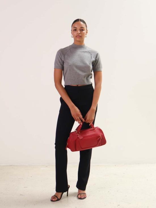  Rue Sophie 스트레이트 팬츠 루 소피 바이아 팬츠 블랙 - OTHER BRANDS