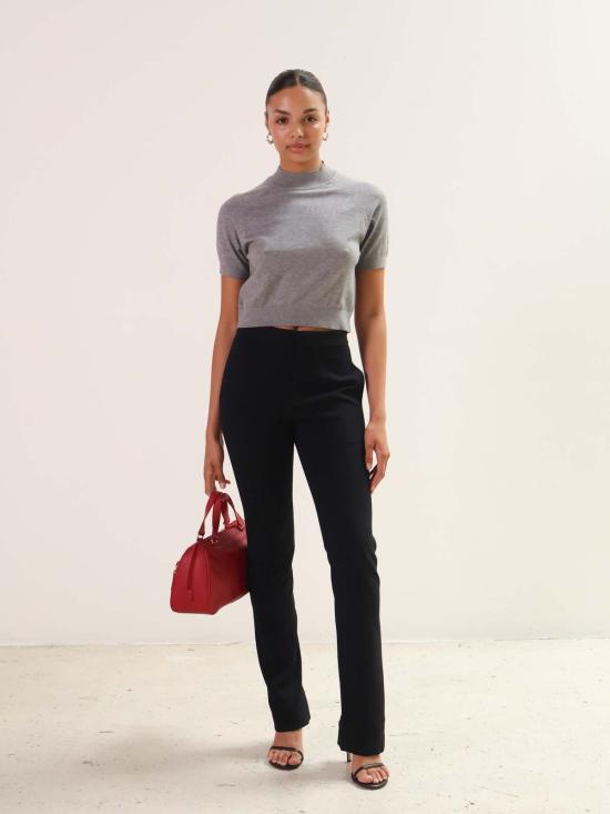  Rue Sophie 스트레이트 팬츠 루 소피 바이아 팬츠 블랙 - OTHER BRANDS