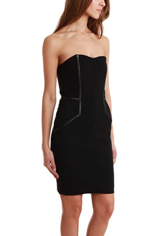  Yigal Azrouel 숏 원피스 스트레치 워븐 드레스 블랙 - OTHER BRANDS