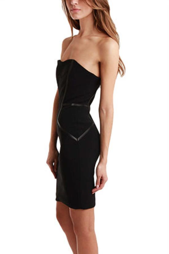  Yigal Azrouel 숏 원피스 스트레치 워븐 드레스 블랙 - OTHER BRANDS