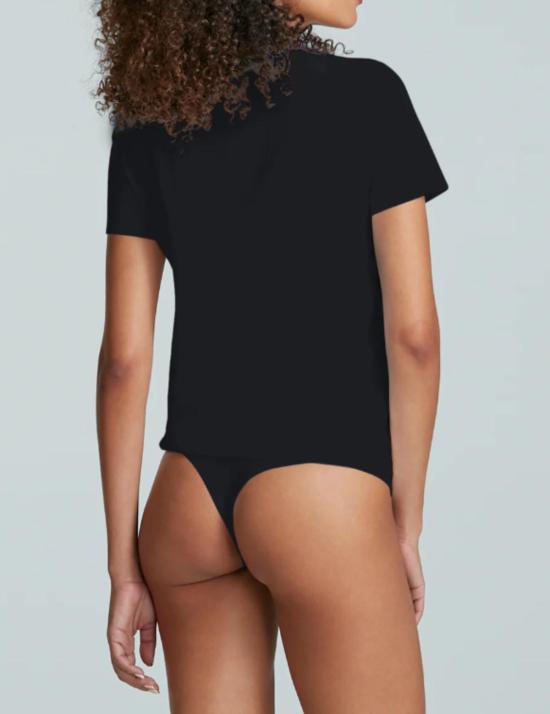  코만도 바디수트 티셔츠 Commando Essential 코튼 크루 바디수트 - COMMANDO