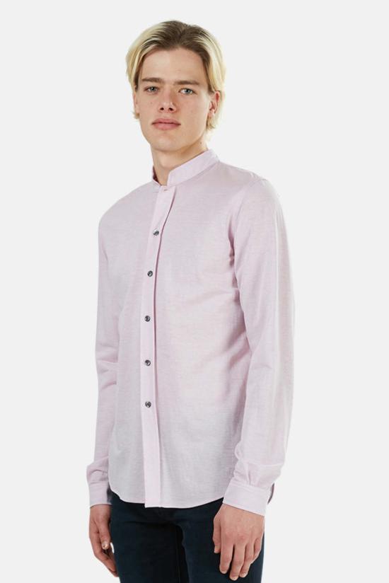  Blue&Cream 긴팔 셔츠 블루&크림 만다린 버튼 다운 핑크 - BLUE&CREAM