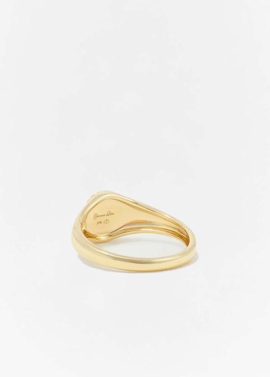  이본 레옹 반지 Yvonne Leon Baby Chevalire Ovale 링 골드/Jaune - YVONNE LEON