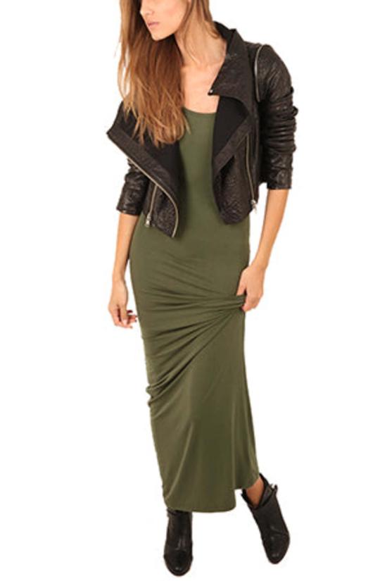  블루&크림 롱 원피스 첼시 맥시 드레스 사이프러스 - BLUE&CREAM