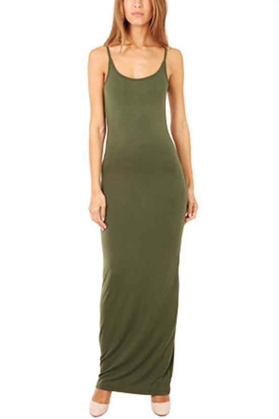  블루&크림 롱 원피스 첼시 맥시 드레스 사이프러스