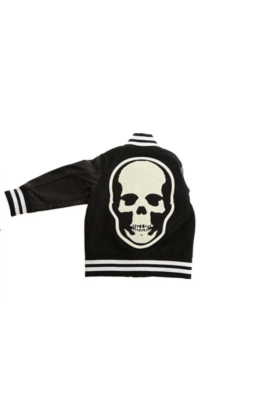  [키즈] 루시앙 팔라피네 자켓 키즈 Lucien Pellat Finet 스컬  블랙 - LUCIEN PELLAT-FINET