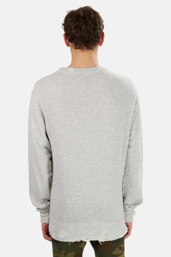  알13 긴팔 티셔츠 R13 스웨트셔츠 헤더 그레이 - R13