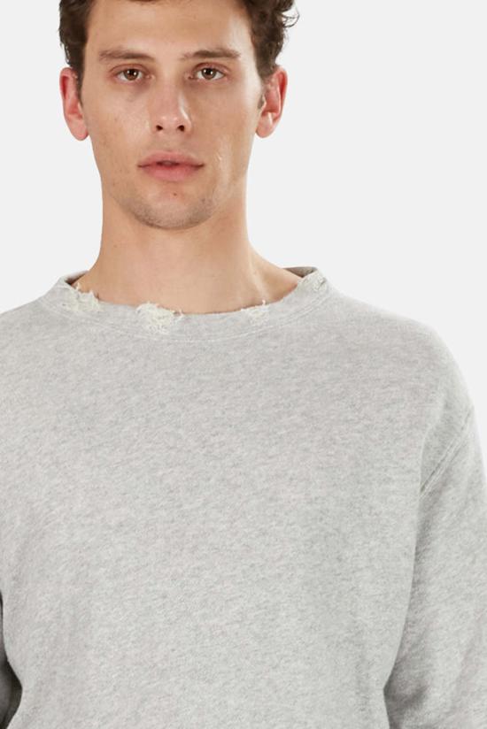  알13 긴팔 티셔츠 R13 스웨트셔츠 헤더 그레이 - R13