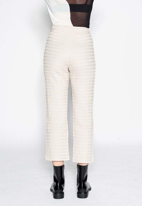  Aniela Parys 스트레이트 팬츠 칼립소 와플 팬츠 내추럴 - OTHER BRANDS