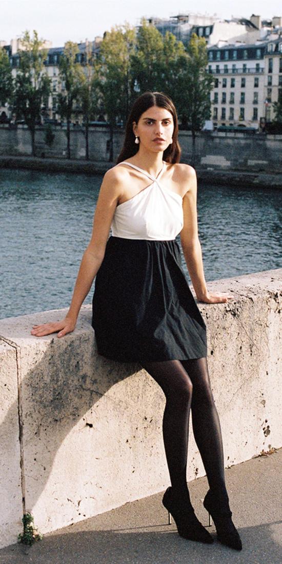  차오 루시아 숏 원피스 챠오 루시아 살로메 드레스 양피지 - CIAO LUCIA