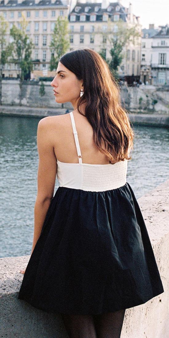  차오 루시아 숏 원피스 챠오 루시아 살로메 드레스 양피지 - CIAO LUCIA