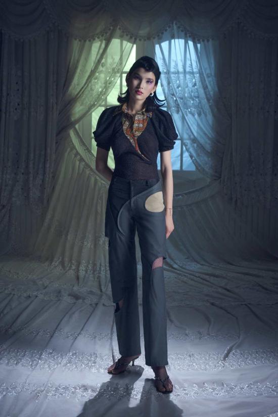  J.Kim 스트레이트 팬츠 J.킴 페이즐리 팬츠, S Iits - OTHER BRANDS