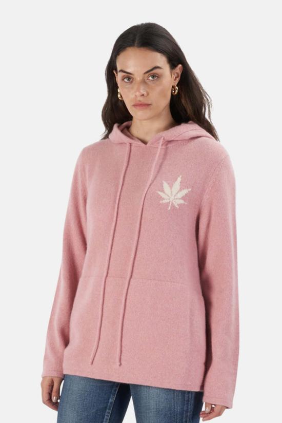  Harden 후드 티셔츠 V X 블루&크림 리프 캐시미어 후드 티셔츠 핫핑크/화이트 - OTHER BRANDS