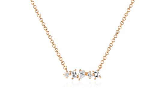 EF Collection 목걸이/팬던트 Ef 컬렉션 멀티 패싯 바 네크리스 - OTHER BRANDS