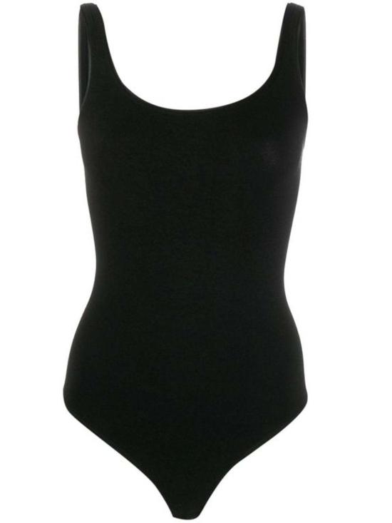  월포드 바디수트 티셔츠 울포드 자메이카 스트링 바디수트 블랙