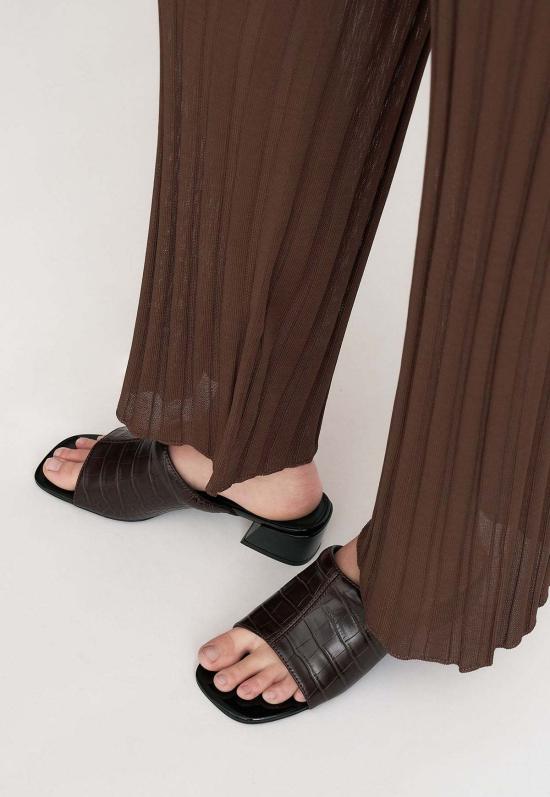  BRIE LEON 뮬/슬리퍼 브리 레온 카밀 뮬스 브루넷 크록