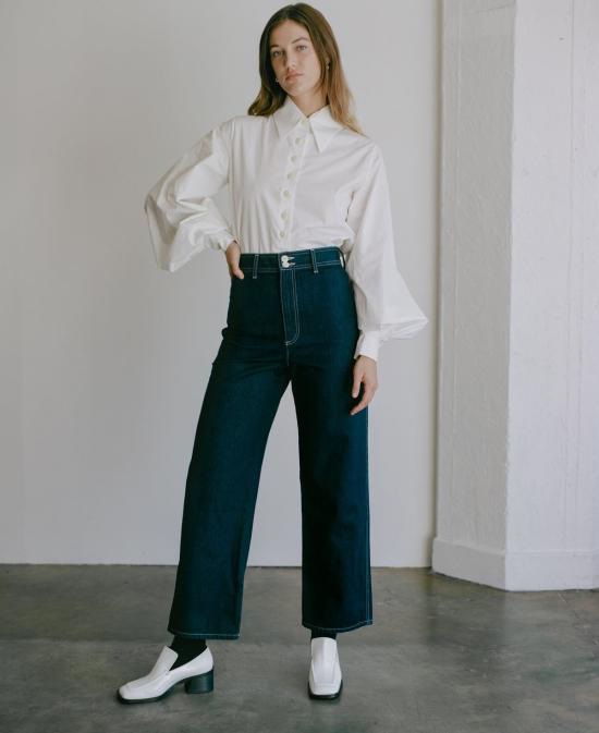  Suzanne Rae 뮬/슬리퍼 수잔 레이 와이드 토  화이트 - SUZANNE RAE