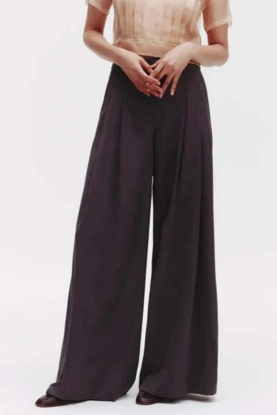  티더블유피 스트레이트 팬츠 Twp Didi 팬츠 미디엄 헤더 그레이