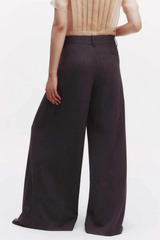  티더블유피 스트레이트 팬츠 Twp Didi 팬츠 미디엄 헤더 그레이 - TWP