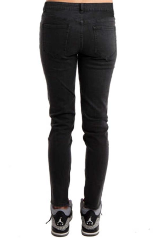  블랙 데님 데님 팬츠 블랙 Dnm 에섹스 데님 진 그레이 - BLACK DENIM