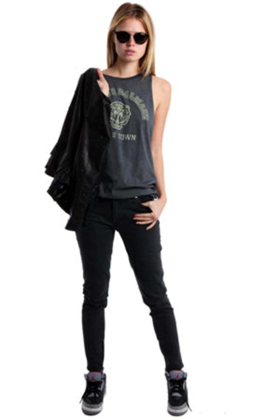  블랙 데님 데님 팬츠 블랙 Dnm 에섹스 데님 진 그레이 - BLACK DENIM