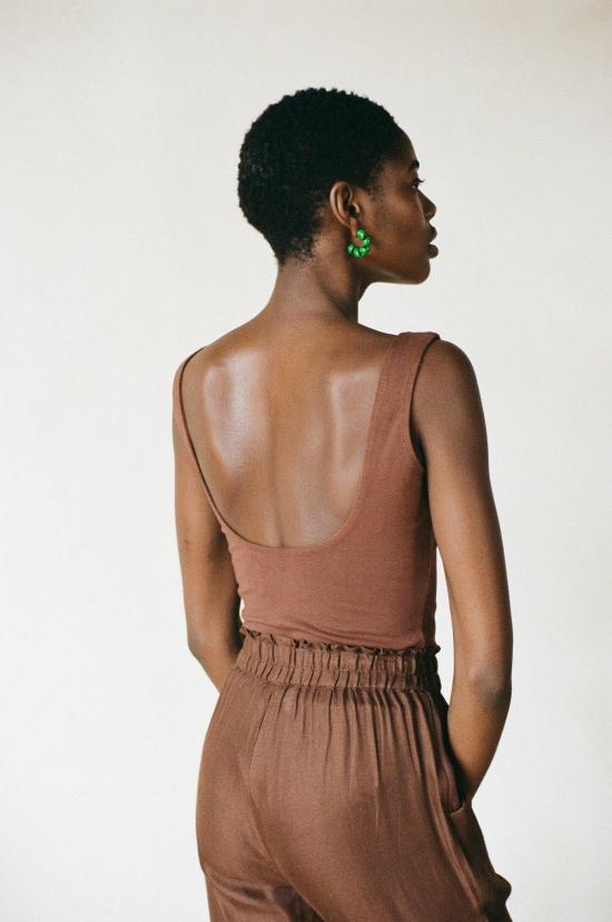  마리아 스탠리 바디수트 티셔츠 바디수트 클로브 - MARIA STANLEY