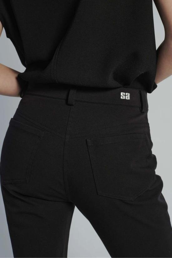  세인트 아트 스트레이트 팬츠 프레스톤 팬츠 블랙 - SAINT ART